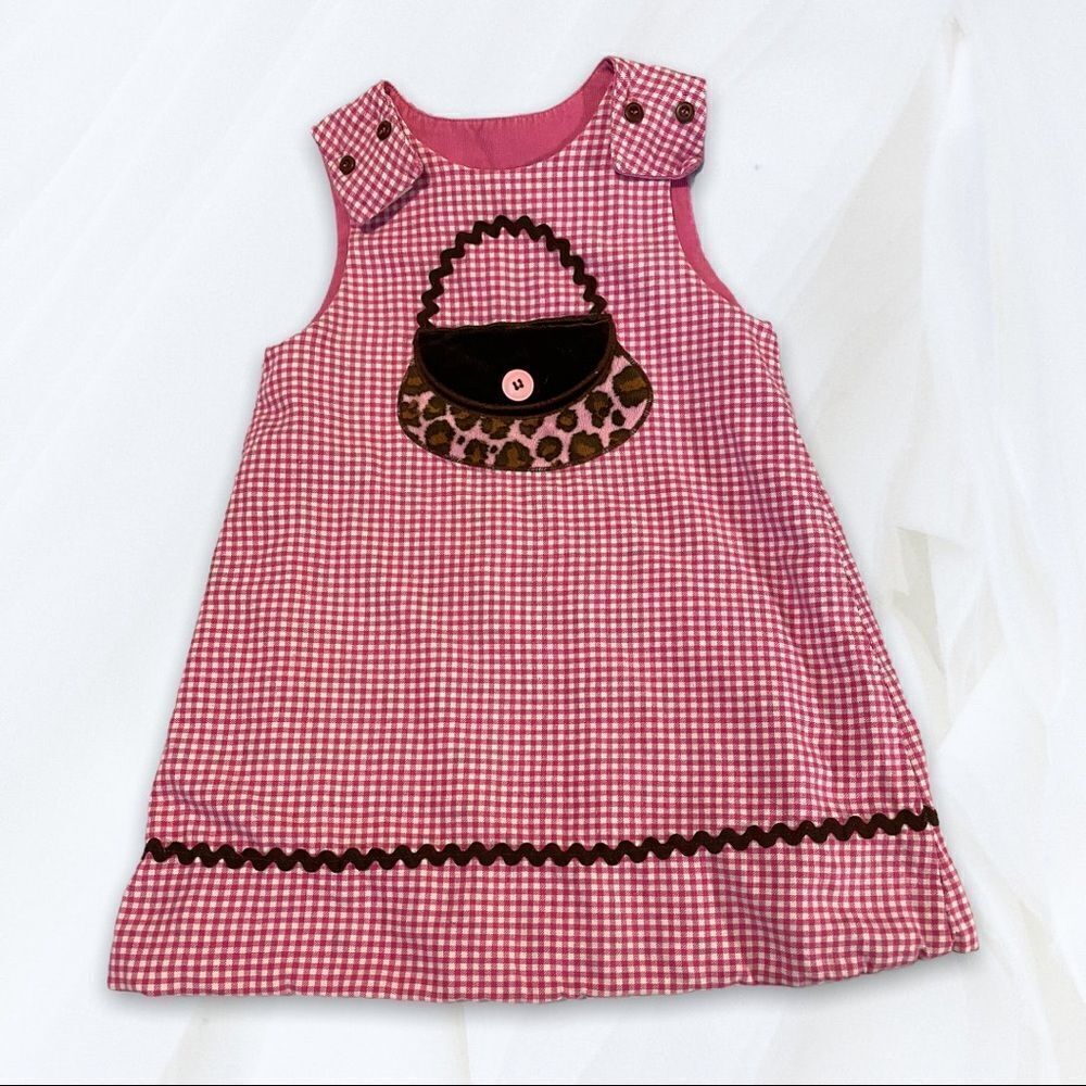Y2K The Bailey Boys Reversible Pink Corduroy Dress